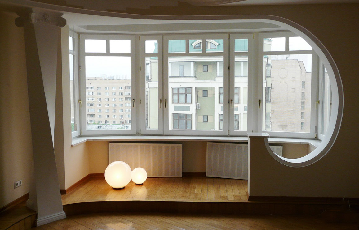 Совмещение балкона или лоджии с комнатой